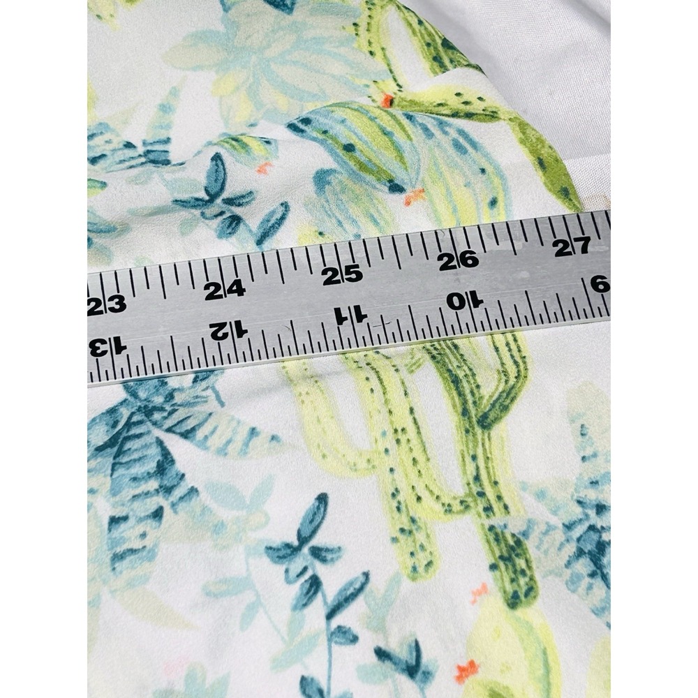 TORRID SIZE 2 Women's Top Blouse Short Sleeve Cactus Sheer Polyester Lightweight - Picture 7 of 10